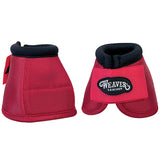 Red Ballistic No Turn Horse Leg Bell Boots Medium - Uhorse