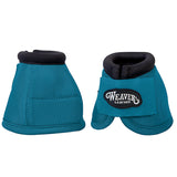 Large Weaver 2520D Ballistic Nylon No Turn Horse Leg Bell Boots Pair Turquoise