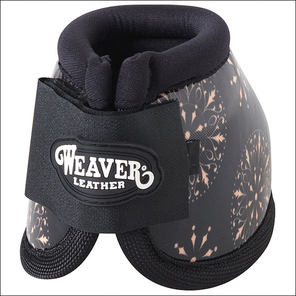 Small Fashion 600D Neoprene No Turn Horse Leg Bell Boots Pair Black - Uhorse