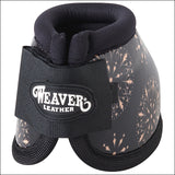 Large Fashion 600D Neoprene No Turn Horse Leg Bell Boots Pair Black - Uhorse