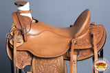 Western Horse Wade Saddle American Leather Ranch Roping Tan