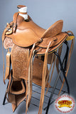 Western Horse Wade Saddle American Leather Ranch Roping Tan