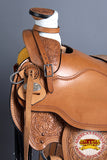 Western Horse Wade Saddle American Leather Ranch Roping Tan