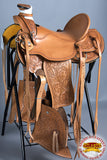 Western Horse Wade Saddle American Leather Ranch Roping Tan