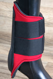 Medium Hilason Western Horse Tack Protective Pvc Ankle Leg Boot Blue