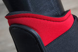 Medium Hilason Western Horse Tack Protective Pvc Ankle Leg Boot Red & Black