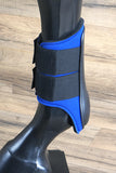 Large Hilason Western Horse Tack Protective Pvc Ankle Leg Boot Blue