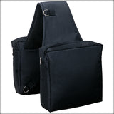 Heavy Duty Durable Nylon Saddle Bag Zip Closure Np Hardware Black - Uhorse