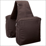 Weaver Heavy Duty Durable Nylon Saddle Bag Zip Closure Np Hardware Brown