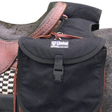 11X10X4 Classic Equine Standard Rear Bag Single Padded Main Pocket Black