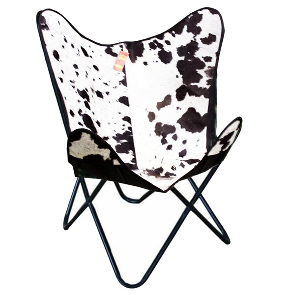 Genuine Leather Butterfly Chair Folding Lounge Modern Sling Accent by Hilason – Cowboy and equestrian accessories