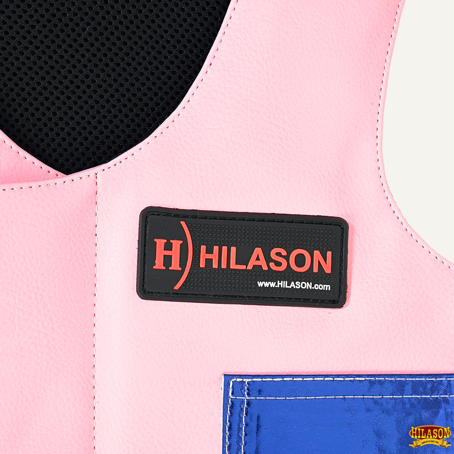 Hilason Kids Junior Youth Bull Riding Pro Rodeo Leather Protective Vest
