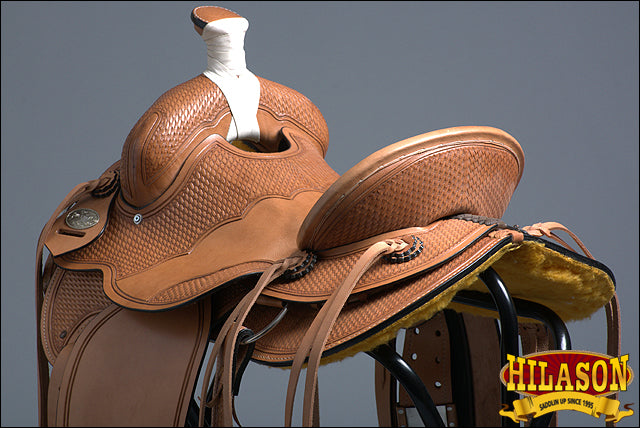 HILASON Western Horse Saddle American Leather Ranch Roping Cowboy | Hand Tooled Wade & For Horses