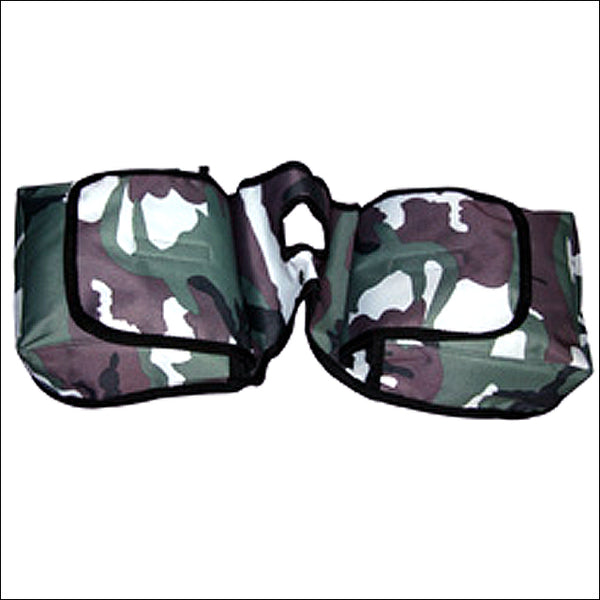 Hilason W. Tk. H. Camo Horn Bag Camouflage Hunter green by Hilason – Cowboy and equestrian accessories