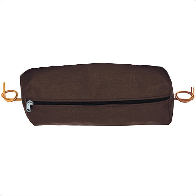 Large Horse Tack Rectangular Nylon Saddle Cantle Bag Brown - Uhorse