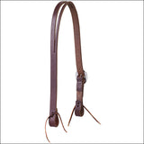 1" Weaver Working Cowboy Split Ear Horse Oiled Leather Headstall Stainless Steel