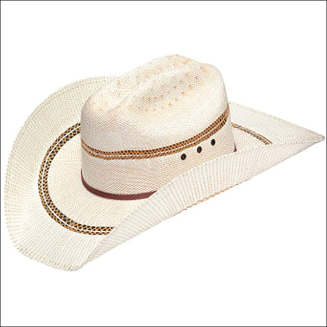 M&F Western Ariat Hat Youth Straw Cowboy Gold Ribbon Band