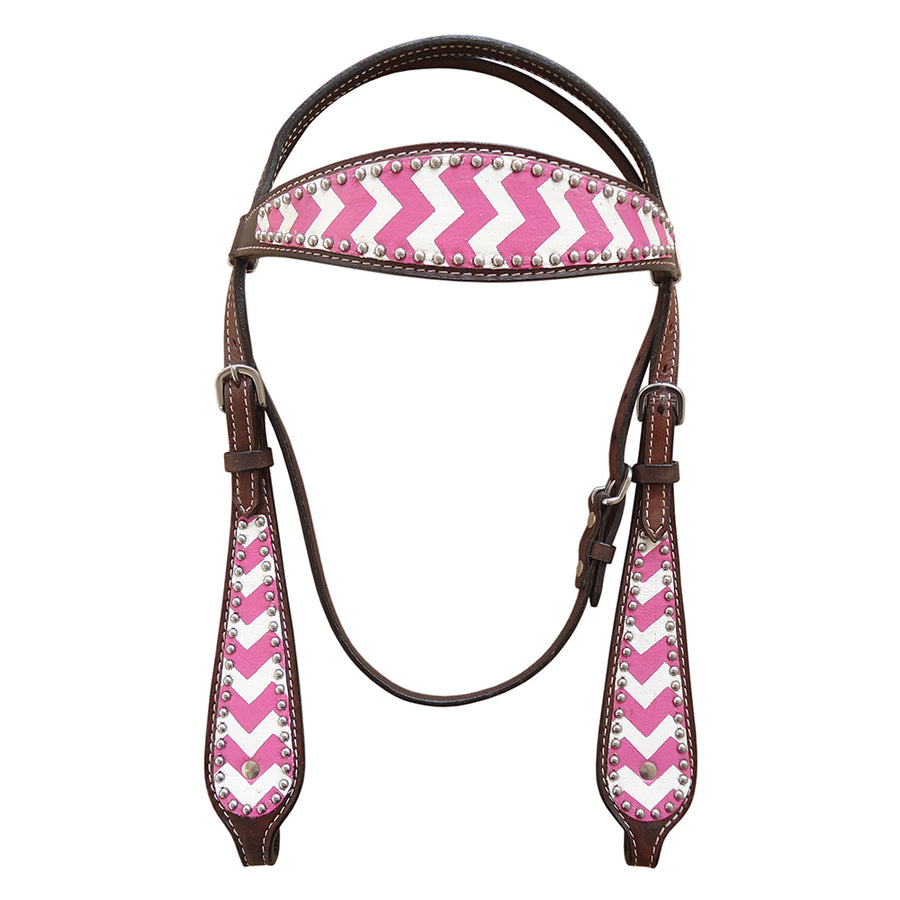W. Leather Headstall by Hilason – Cowboy and equestrian accessories