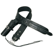 HILASON Western Right Hand Gun Holster Rig 44/45 Caliber Leather Cowboy | Costume Belt