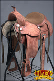 Western Horse Saddle American Leather Treeless Trail Pleasure Hilason