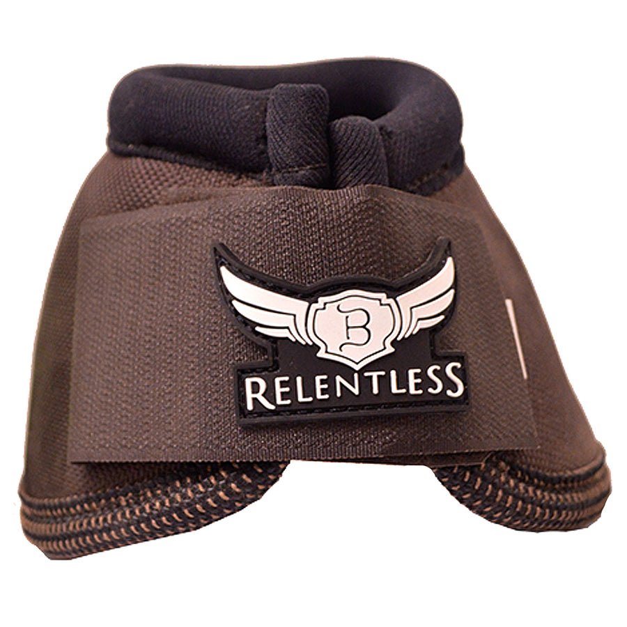 Cactus Ropes Relentless Strikeforce Nylon H. Leg Bell Boots Chocolate by Hilason – Cowboy and equestrian accessories