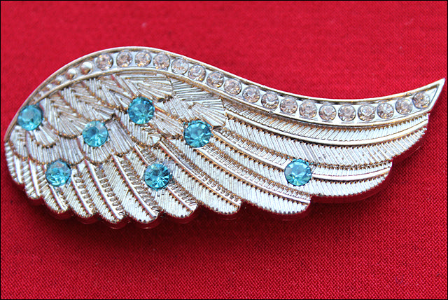HILASON Screw Back Concho Angel Wings Bling Nickel Plated Saddle Color | Bridle Conchos Slotted