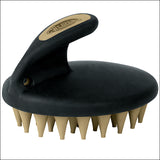 Weaver Leather Palm Held Coarse Horse Curry Comb W/ Large Rubber Bristles Black