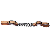 5/8" Hilason Western Tack Horse Russet Flat Twisted Curb Chain