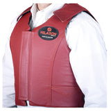 Small Equestrian Horse Riding Vest Safety Protective Hilason Leather