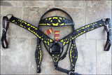 HILASON Western Horse Headstall Breast Collar Set Tack Genuine American Leather