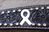 Hilason Western Horse Headstall & Breast Collar American Leather Black