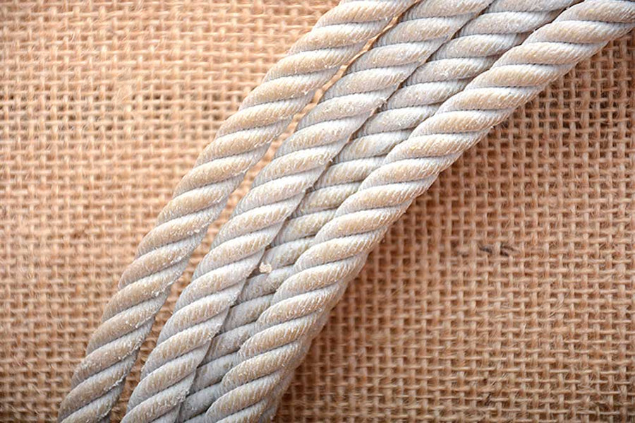 Dub Grant 4 Strands Poly Durable Stretch Calf Rope Right Hand Tan