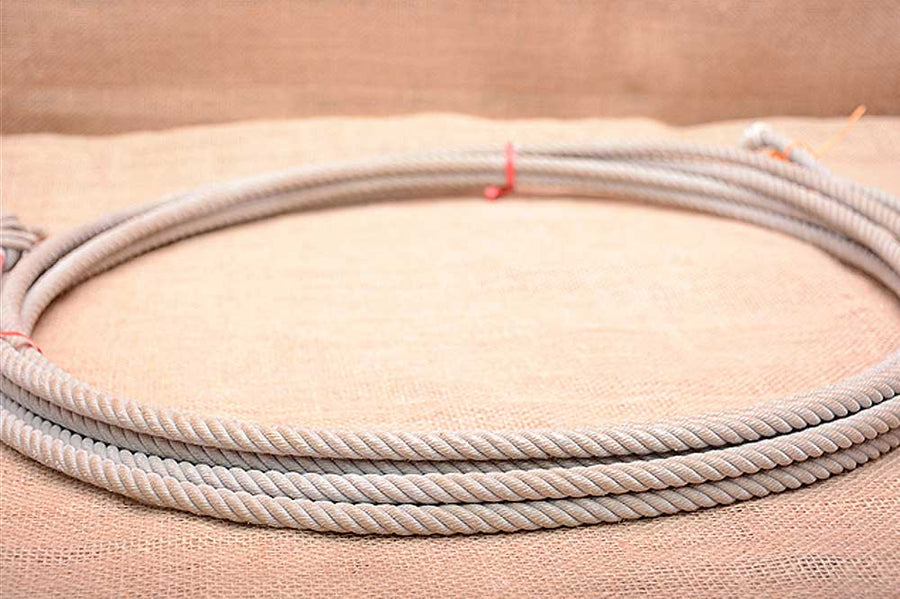 Dub Grant 4 Strands Poly Durable Stretch Calf Rope Right Hand Tan
