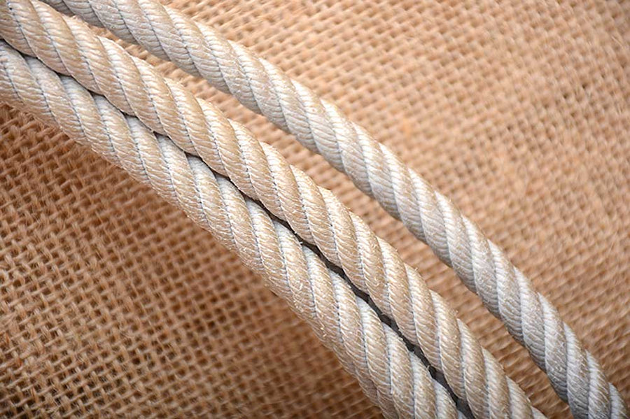 Dub Grant 4 Strands Poly Durable Stretch Calf Rope Right Hand Tan