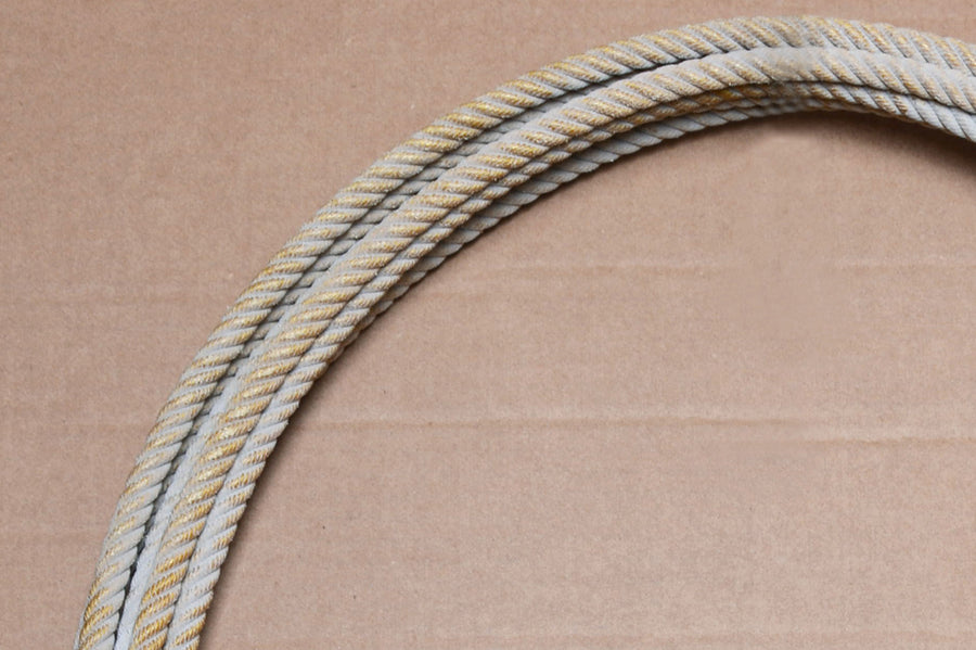 DUB GRANT Calf Rodeo Rope White 3 Type Poly