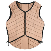 HILASON Equestrian Horse Vest Safety Protective Adult Eventing Tan | Riding Unisex Rodeo