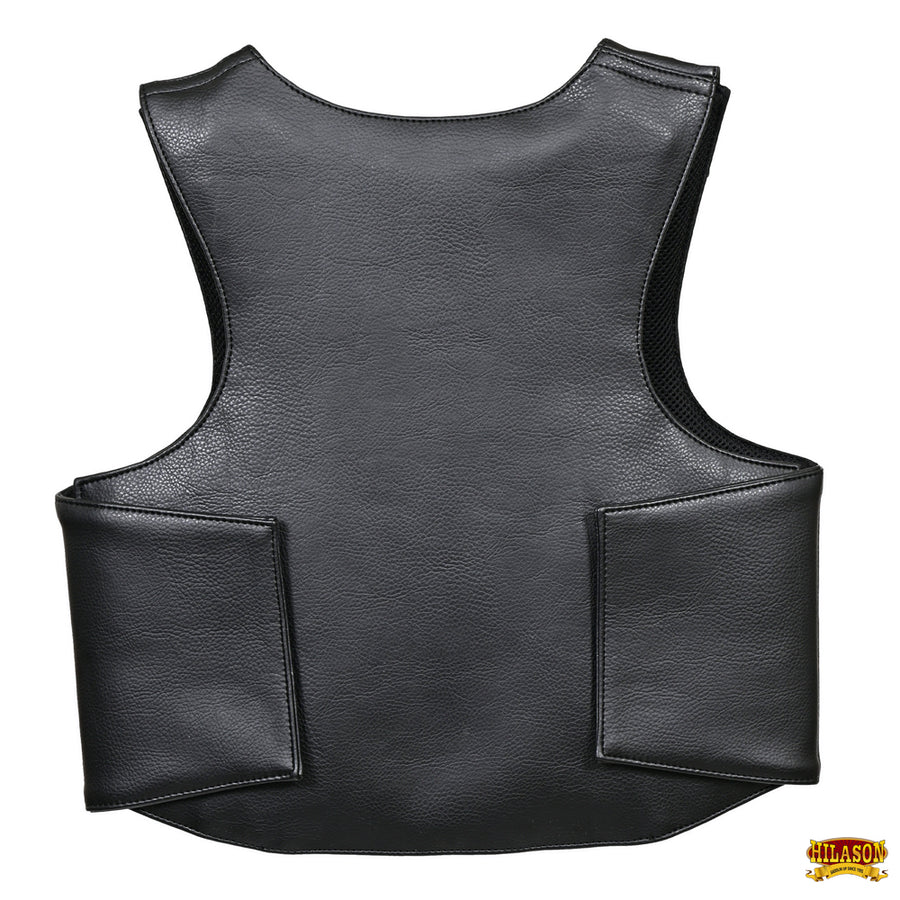 Hilason Kids Junior Youth Bull Riding Pro Rodeo Leather Protective Vest