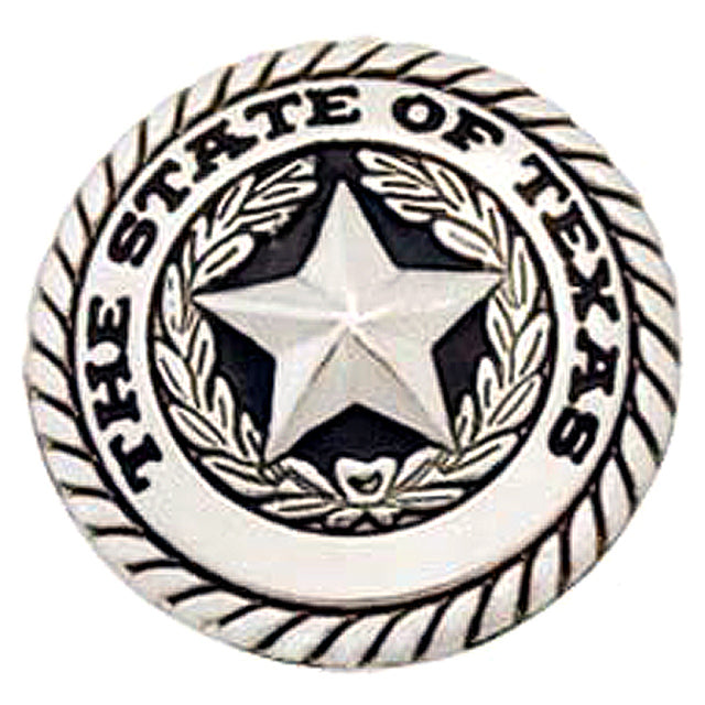Pack Of 8 1 In Tack Tackxas Seal Concho Round Shape Nickel Plated Screw - Uhorse
