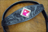 HILASON Western Horse Headstall Breast Collar Set Tack Genuine American Leather | For Horses Headstalls