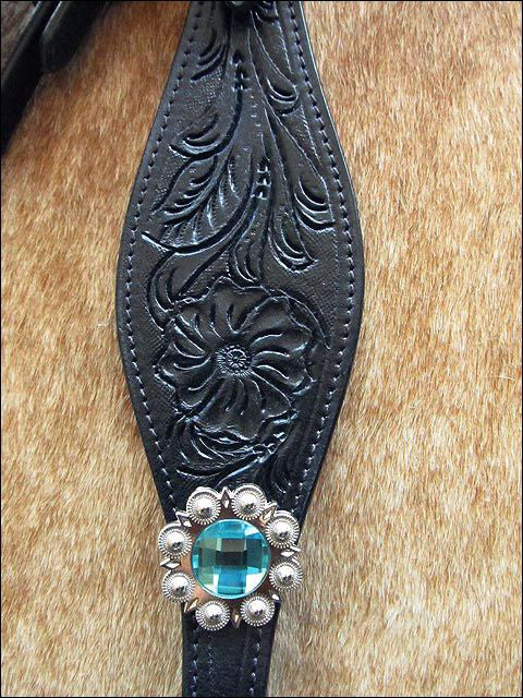 HILASON Western Horse Headstall Breast Collar Set Tack Genuine American Leather | For Horses Headstalls