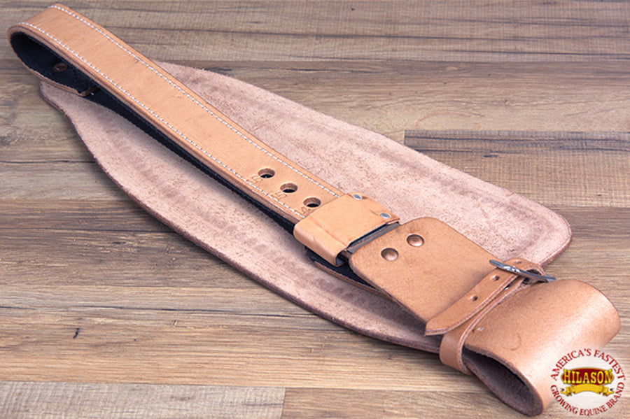 HILASON Leather Saddle Replacement Fender Pair with Hobble Straps Adult Saddles Fenders for Horse