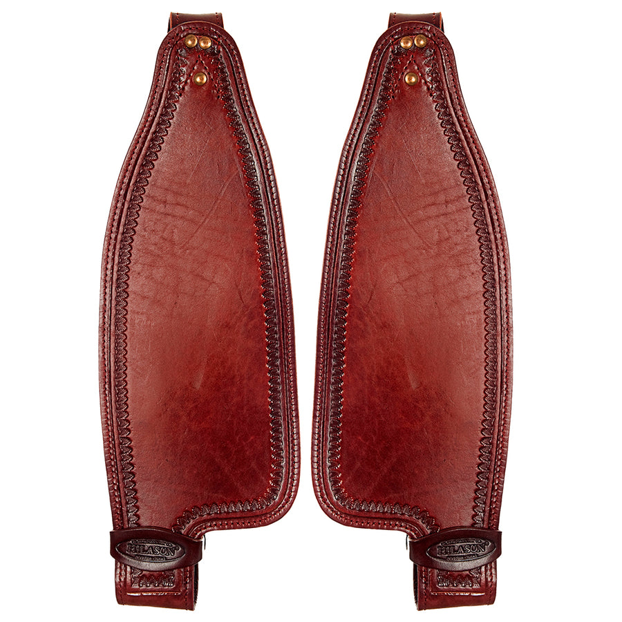 Hilason Leather Saddle Replacement Fender Pair With Hobble Straps Adult - Uhorse
