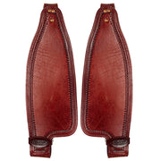 Hilason Leather Saddle Replacement Fender Pair With Hobble Straps Adult