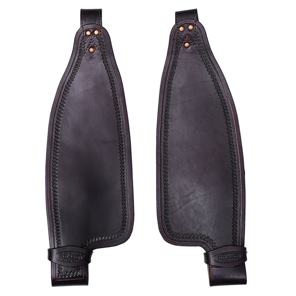 Hilason Leather Saddle Replacement Fender Pair With Hobble Straps Adult - Uhorse