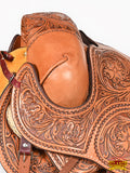 Hilason Classic Series Hand-Made Rodeo Bronc American Leather Saddle –