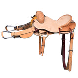 17" Hilason Series Hand-Made Rodeo Bronc American Leather Saddle - Uhorse