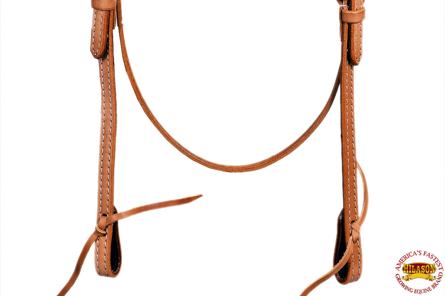 Hilason Western American Leather Horse Bridle Headstall Tan