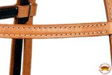 Hilason Western American Leather Horse Bridle Headstall Tan
