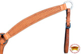 Hilason Western American Leather Horse Breast Collar Tan Basket Weave