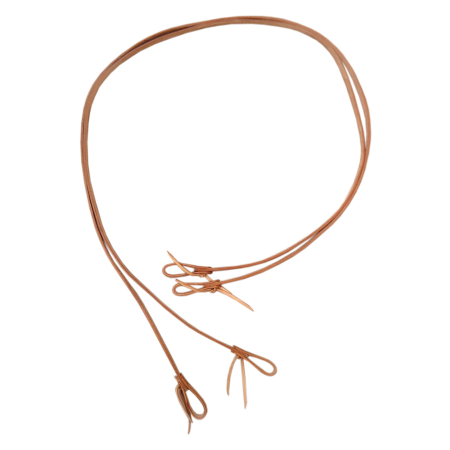 HILASON W. Genuine American Leather H. Split Reins Tan by Hilason – Cowboy and equestrian accessories